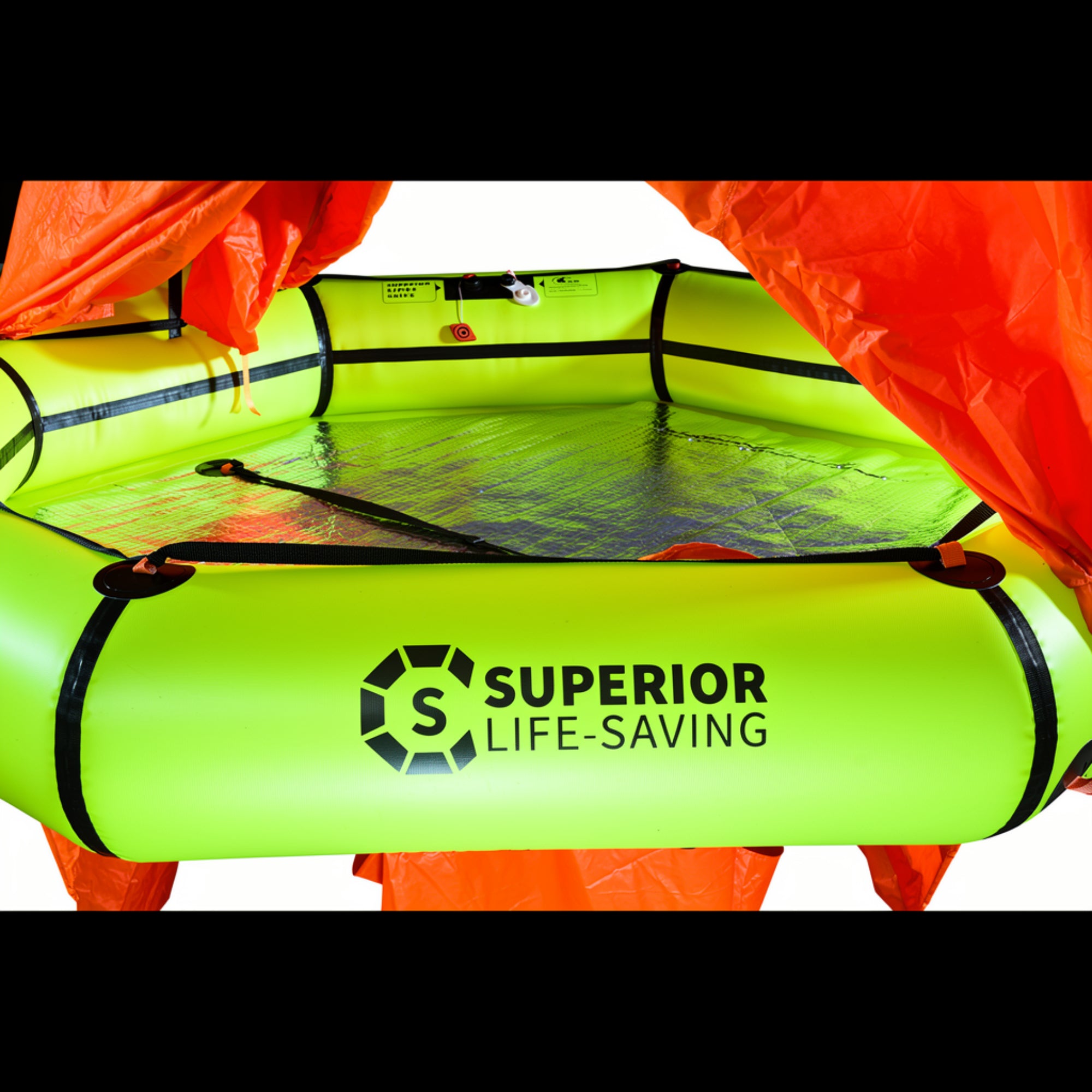 Superior Life Saving HALO+4 Inflatable Liferaft + Canopy