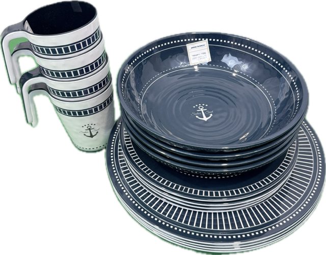 Marine Business Tableware Pack 16 pc - SAILOR SOUL
