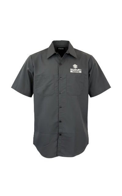 Suzuki Mechanics Shirt Button Up Grey