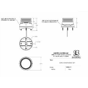 Load image into Gallery viewer, Lumitec Zephyr LED Spreader/Deck Light -Brushed, Black Base - White Non-Dimming
