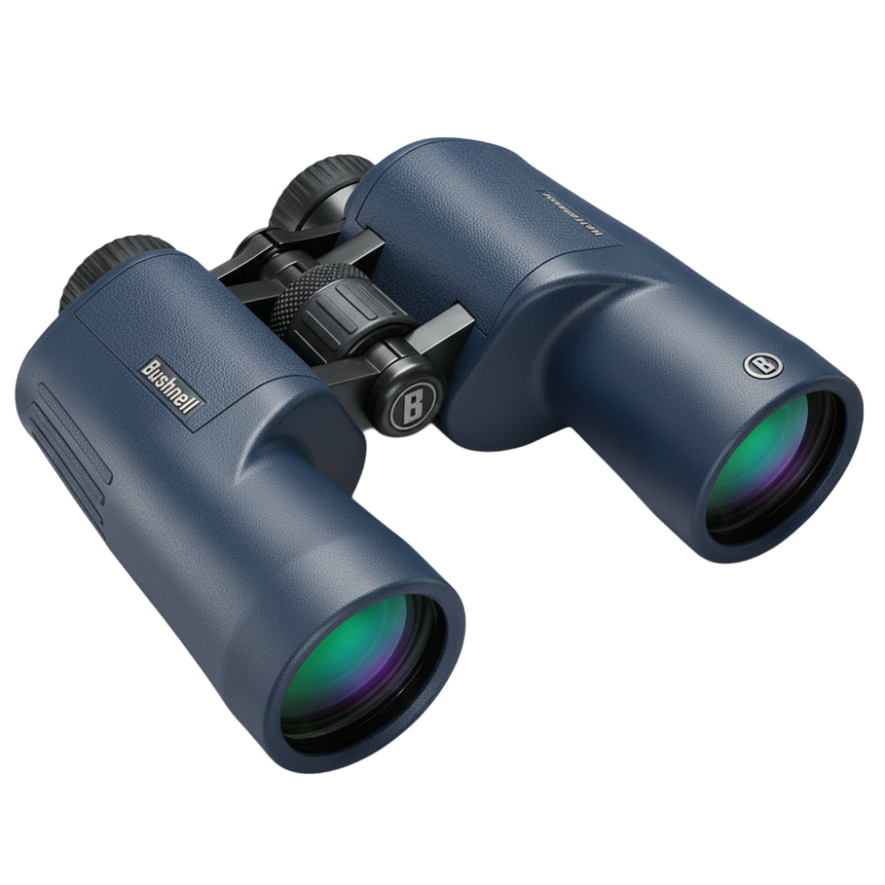 Bushnell 7x50mm H2O Binocular - Dark Blue Porro WP/FP Twist Up Eyecups