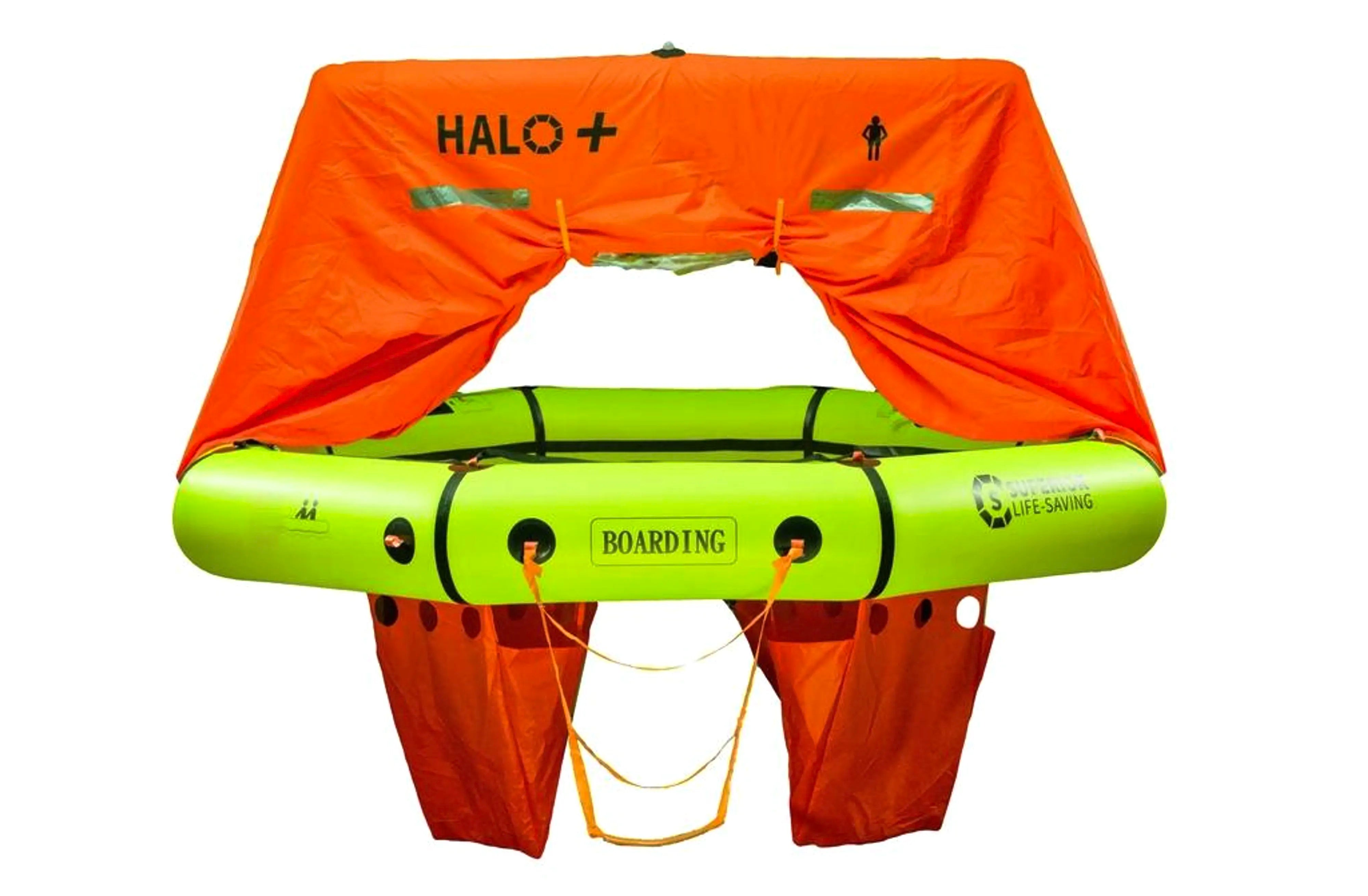 Superior Life Saving   HALO+4 Inflatable Liferaft + Canopy