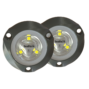 Load image into Gallery viewer, Lumitec SeaBlaze Mini Underwater Light - Pair - Brushed Finish - White Non-Dimming
