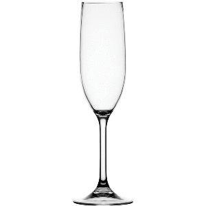 Marine Business Non-Slip Flute Glass Party - CLEAR TRITAN™ - Set of 6