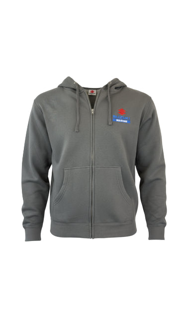 Suzuki Zip Up Hoodie Grey