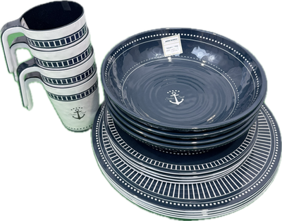 Marine Business Tableware Pack 16 pc -  SAILOR SOUL