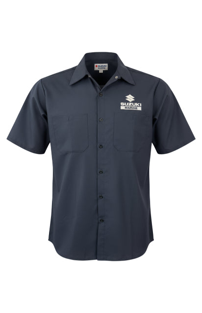 Suzuki Mechanics Button Up Navy