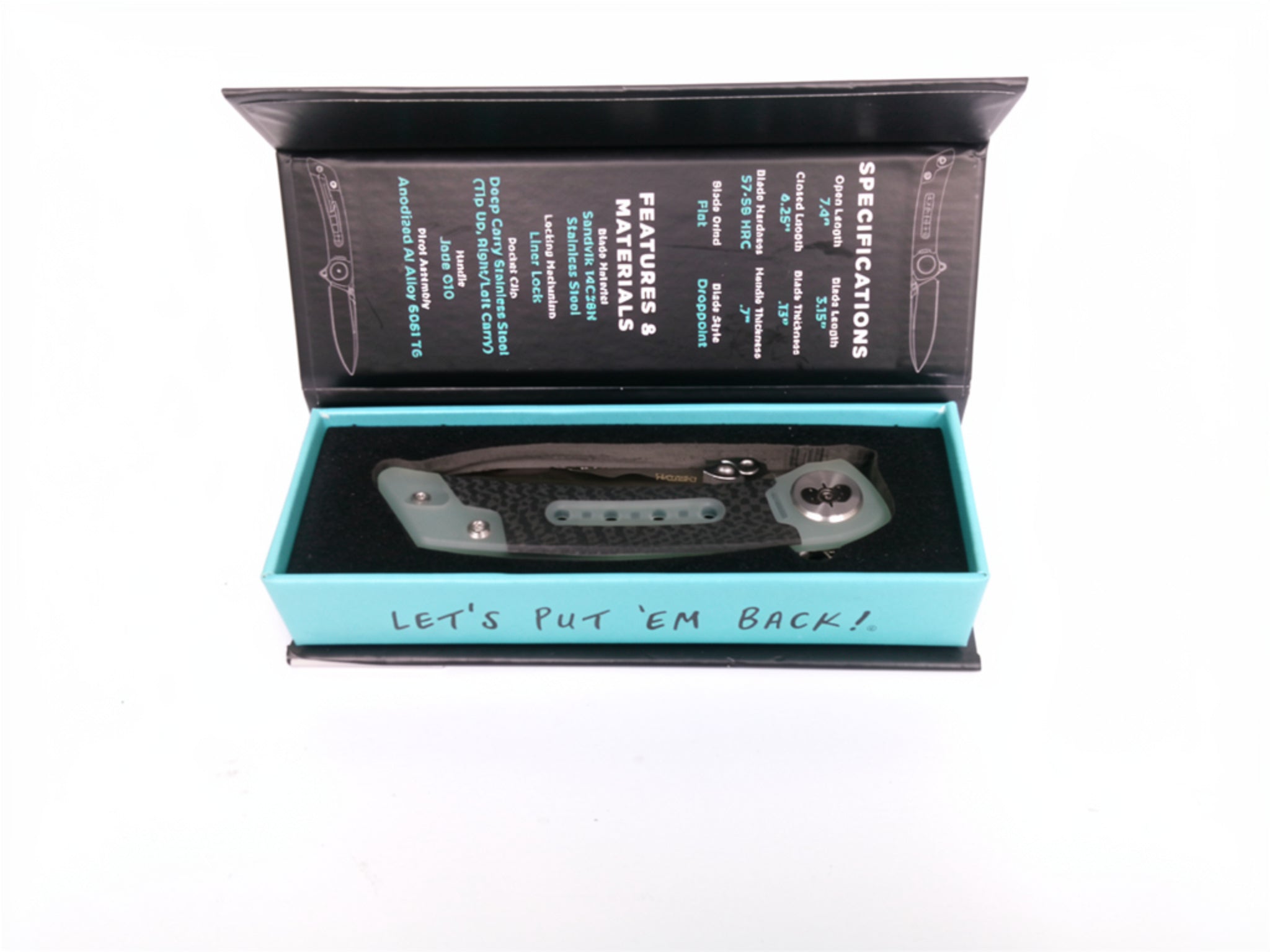 Toadfish Everyday Carry  7 " knife